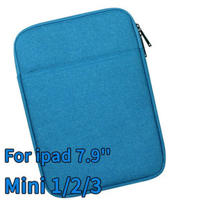 Tablet Sleeve Pouch Bag For New iPad 2017 pro 9.7 Shockproof Nylon Bag For Ipad Air 1/2 Mini 1 2 3 4 For Mipad 1/2/3 9.7'' Bags