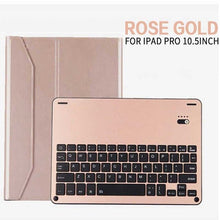 Load image into Gallery viewer, Removeable For iPad Pro 10.5inch Tablet keyboard Leather Case Ultra thin Wireless Bluetooth Aluminum For pro 10.5&quot; Keypad covers