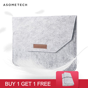 Ultra Soft Laptop Sleeve For Macbook Retina Air pro 13 Case For Macbook 11 15 inch Laptop bag For apple macbook Felt Cover bag