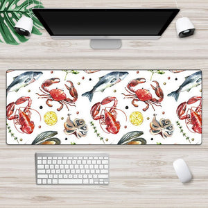 Summer Fruit Anti-slip Rubber Mouse Mat Large Gaming Mouse Pad Keyboard Pad Desk Mat Laptop Computer Gamer Mousepad 80*30 cm
