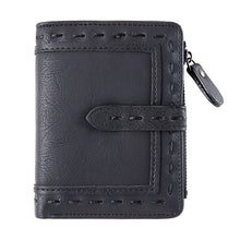Load image into Gallery viewer, Women&#39;s wallet desinger hasp short wallets students wild coin purse card holders girl Pu Leather Women Wallets Luxury Brand 2019