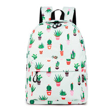 Load image into Gallery viewer, Women Backpack 2019 Cactus Printing Multifunction Bag Backpacks Student Travel Shoulders Bag