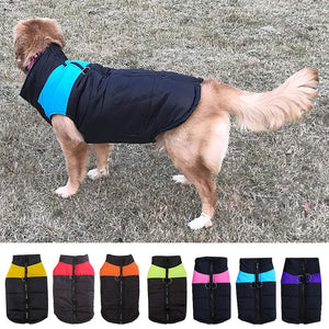 Winter Dog Jacket Warm Pet Dog Clothes Puppy French Bulldog Hoodies Vest Clothing Waterproof Winter Clothes For Small Large Dogs