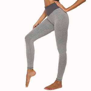 Work out High Waist Women Fitness Leggings Breathable Seamless Leggings Sexy Gray Pants Legins