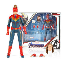 Load image into Gallery viewer, Marvel the Avengers 3 Infinity War Action Figures Captain America Thor War Machine Captain Marvel PVC Collectible Model Toys
