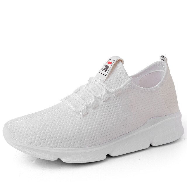 New Lightweight Casual Shoes Men Fly Weave Quality Sneakers Breathable Comfortable Lace Up Men Shoes Outdoor Walking Footwear