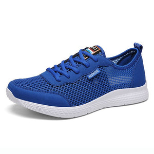 Men Flats Fashion Casual Male Shoes Unisex Summer Breathable Mesh Men Shoes Light for Man Walking Footwear Big Size Sneakers