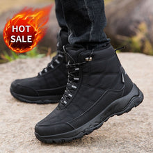 Load image into Gallery viewer, Men Boots Winter Snow Boots for Men Thick Plush Waterproof Non-slip 2019 Winter Men&#39;s Shoes Outdoor Desert Boots Durable Outsole