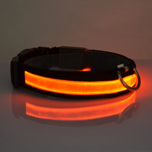 Pet Supplies LED Pet Cat Dog Collar Luminous Safety Glow Necklace Flashing Lighting Up Collars For puppy Small Dog