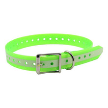 Load image into Gallery viewer, pet supplies dog luminous collarnight glowing Night Safety collars TPU+Nylon orange green deodorant waterproof collar