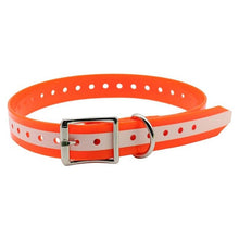 Load image into Gallery viewer, pet supplies dog luminous collarnight glowing Night Safety collars TPU+Nylon orange green deodorant waterproof collar
