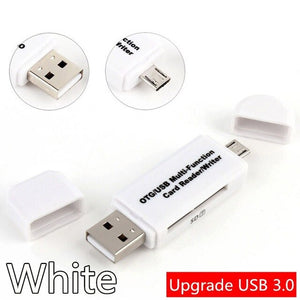 Upgrade Card Reader USB 3.0 &Type C SD Micro SD TF Smart Memory Card Reader Adaptor For Macbook Pro Laptop PC Notebook Connector