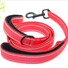 Load image into Gallery viewer, Pet Dog Leash Nylon Double Handles Safety Reflective Leashes Dogs Leads Rope For Puppy Medium Large Dogs bulldog Pet Supplies