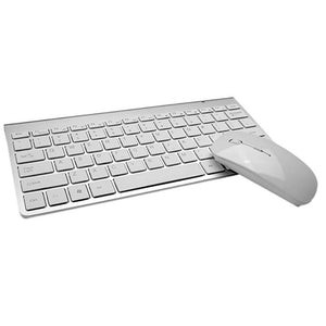 Ultra Slim 2.4Ghz Wireless Keyboard & Mouse Combo Mouse Keyboard Set +USB Receiver For Macbook Laptop PC Windows XP/8/10 Desktop