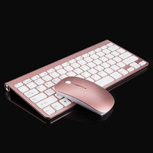 Load image into Gallery viewer, Ultra Slim 2.4Ghz Wireless Keyboard &amp; Mouse Combo Mouse Keyboard Set +USB Receiver For Macbook Laptop PC Windows XP/8/10 Desktop